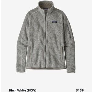 Patagonia birch white (grey) better sweater